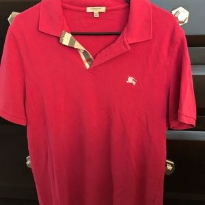 Men’s Large Burberry Polo Shirt
